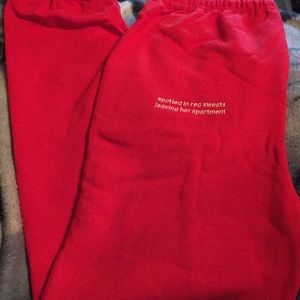 Urban Sophistication Red Joggers